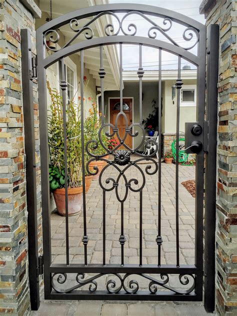 wrought iron gate ideas